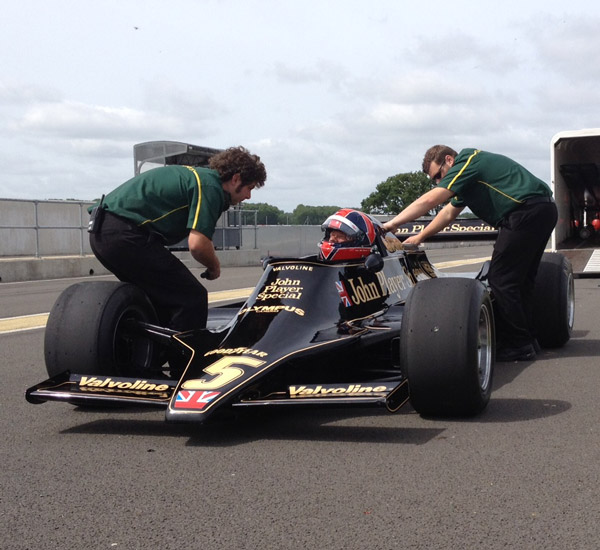 Lotus man drives Lotus 79