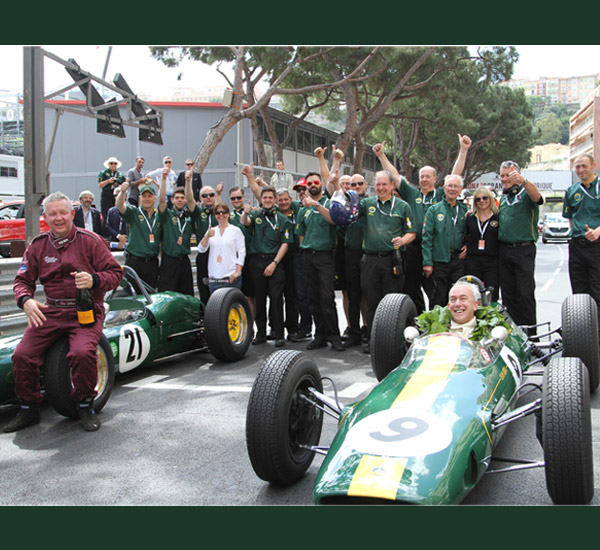 Classic wins for Team Lotus at Monaco