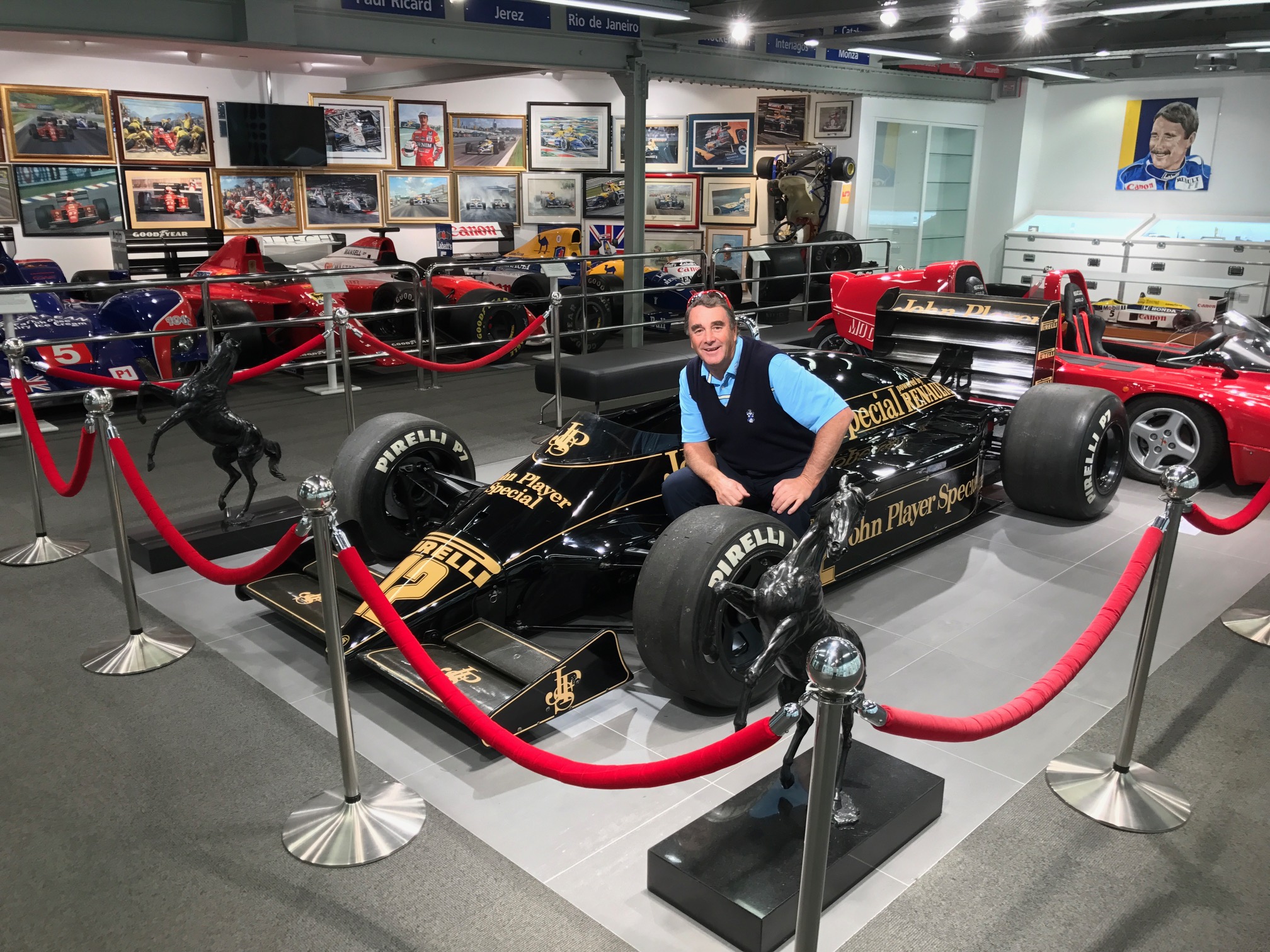 Lotus in pride of place at Mansell Museum