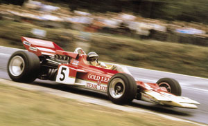 Jochen Rindt in the Type 72