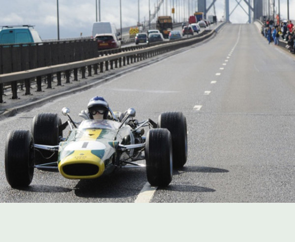 Celebrations at Forth Road Bridge