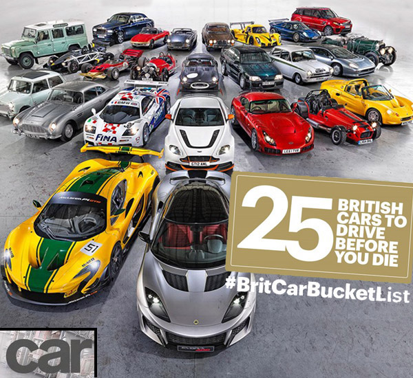 Brit Car Bucket List