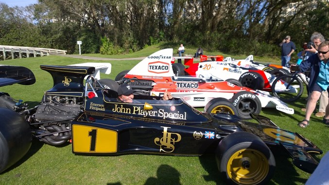 Thumbs Up From Emerson He Is Keen To Drive His Favourite 72 Again Clive Might Have Suggested It Could Be Ready For The Festival Of Speedthis Year 